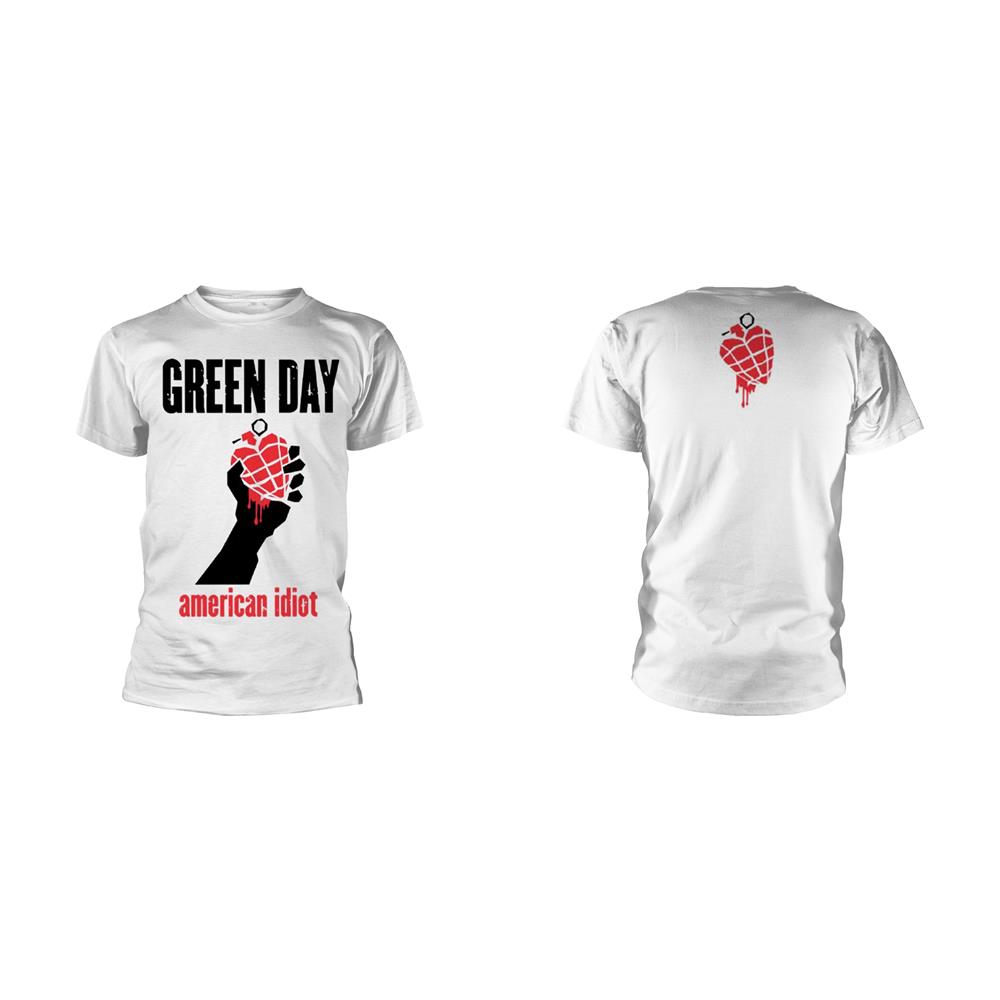 Green Day - American Idiot Heart (White)