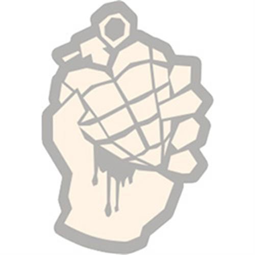 Green Day - Logo & Grenade with Applique Motifs (Black)