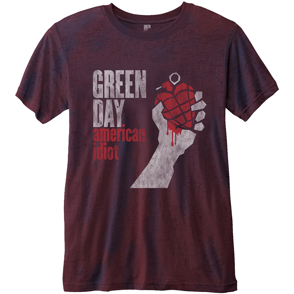 Green Day - American Idiot (Burnout T-Shirt)