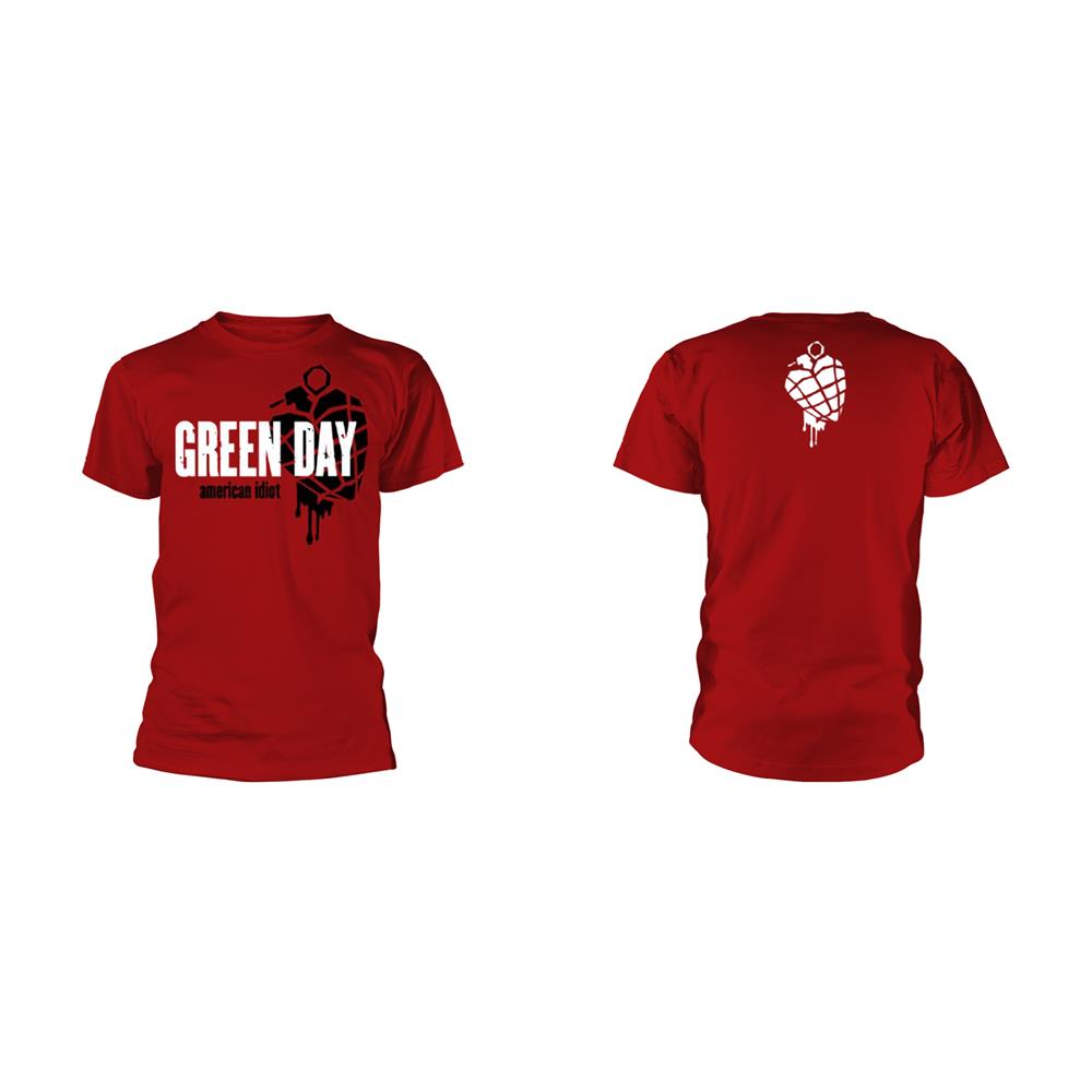 Green Day - American Idiot Heart Grenade (Red)