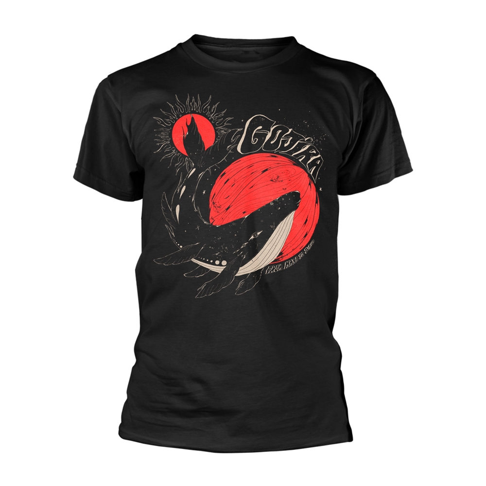 Gojira - Whale Sun Moon (Black Organic T-Shirt)