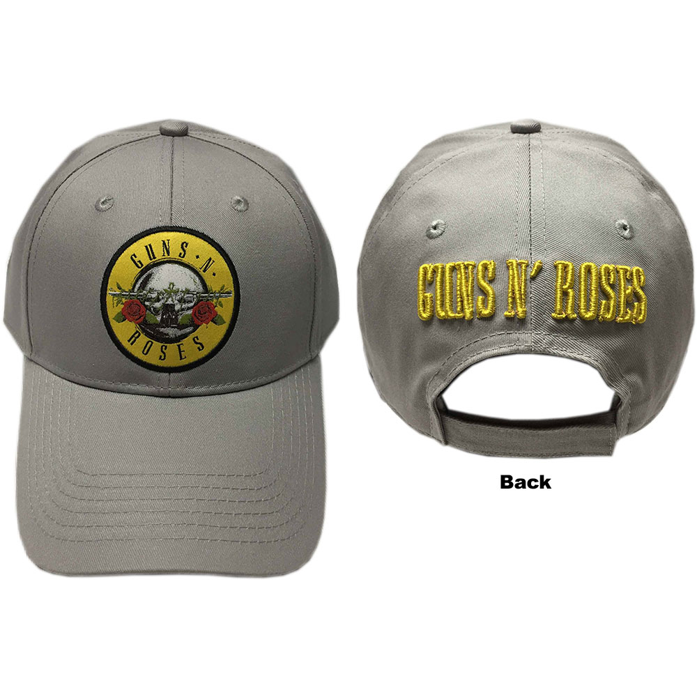 Guns N Roses - Circle Logo (Grey) (Baseball Cap)