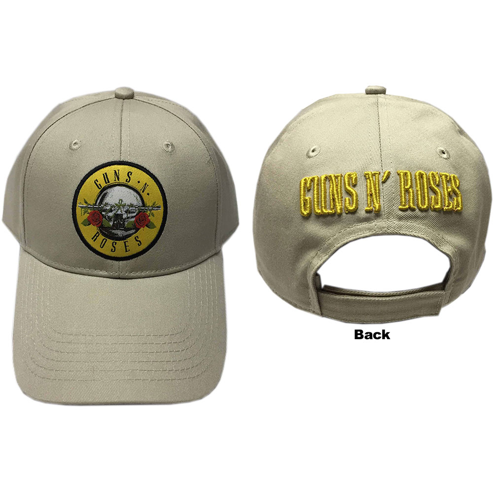 Guns N Roses - Circle Logo (Sand) (Baseball Cap)