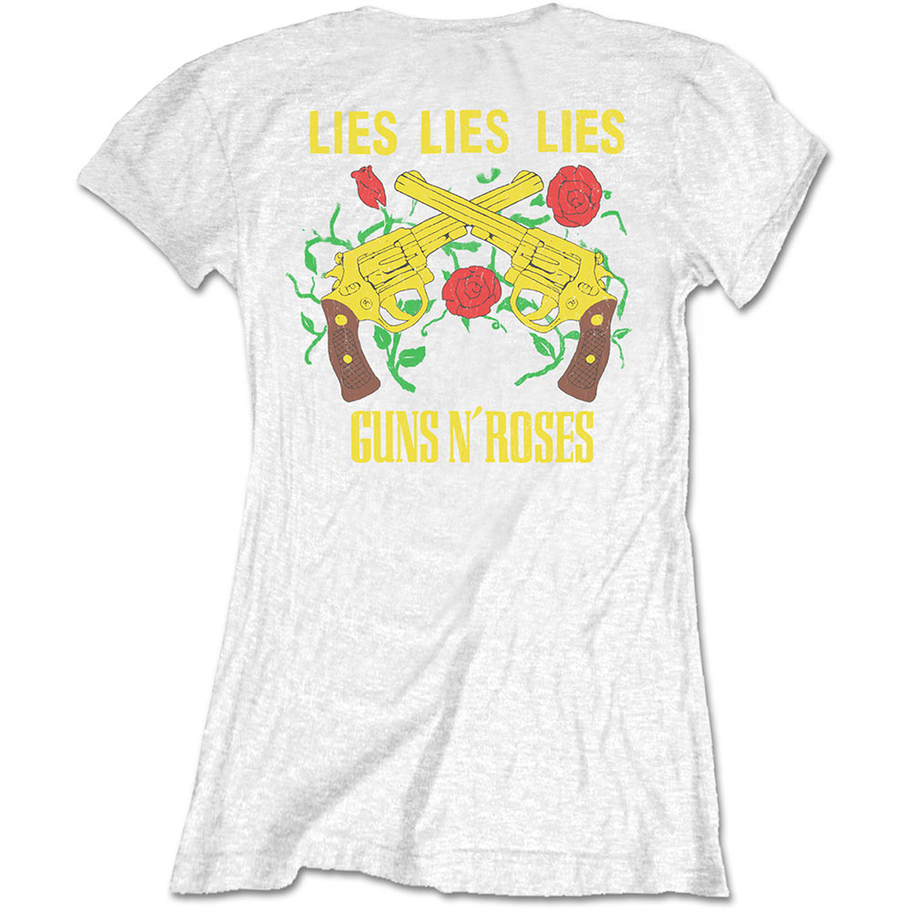 Guns N Roses - Tee: Lies, Lies, Lies (Back Print) (Ladies)