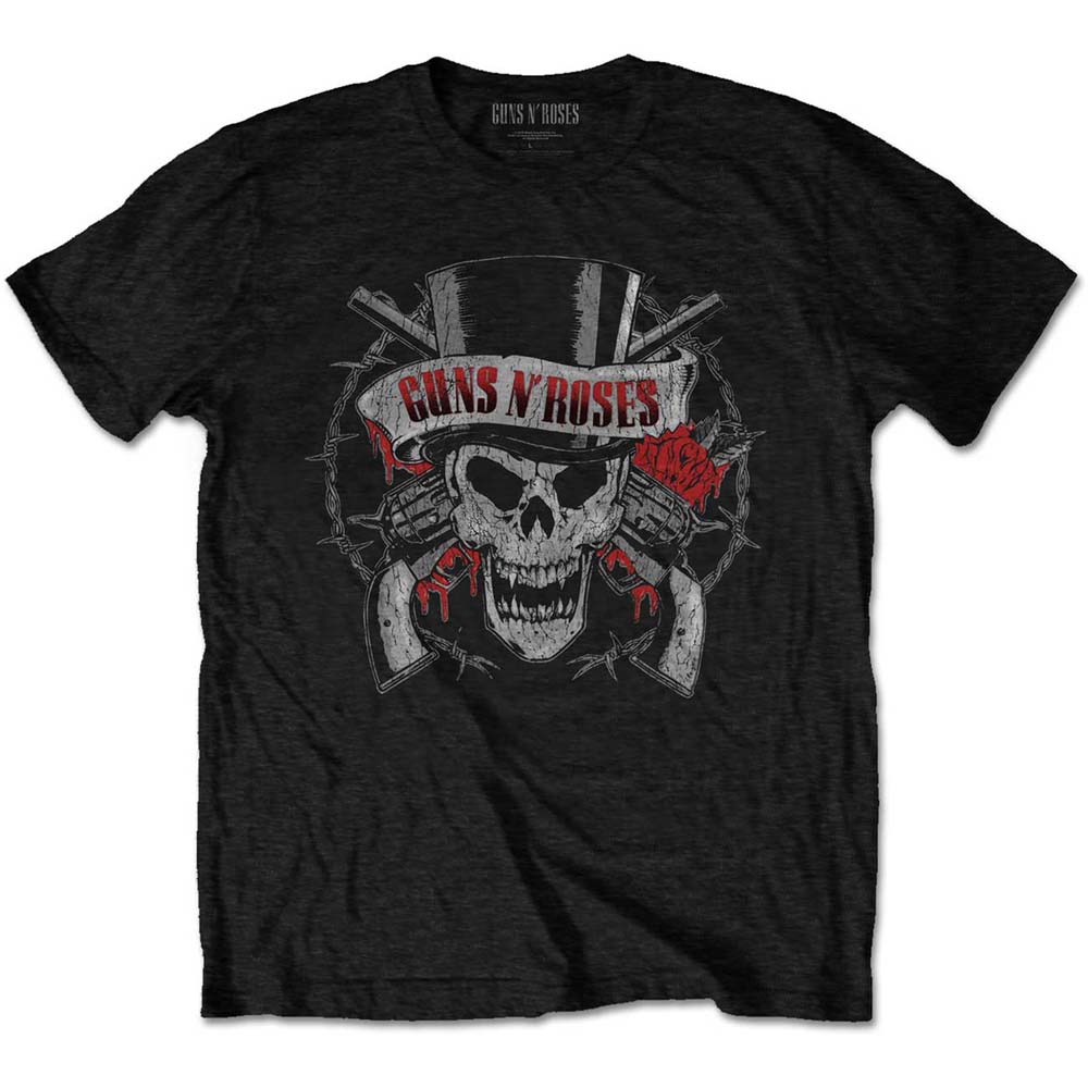 guns n roses skull shirt