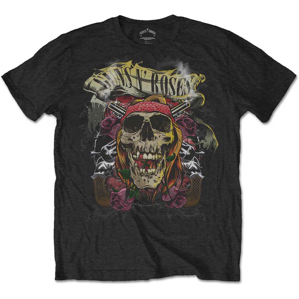 Guns N Roses - Trashy Skull (Back Print)