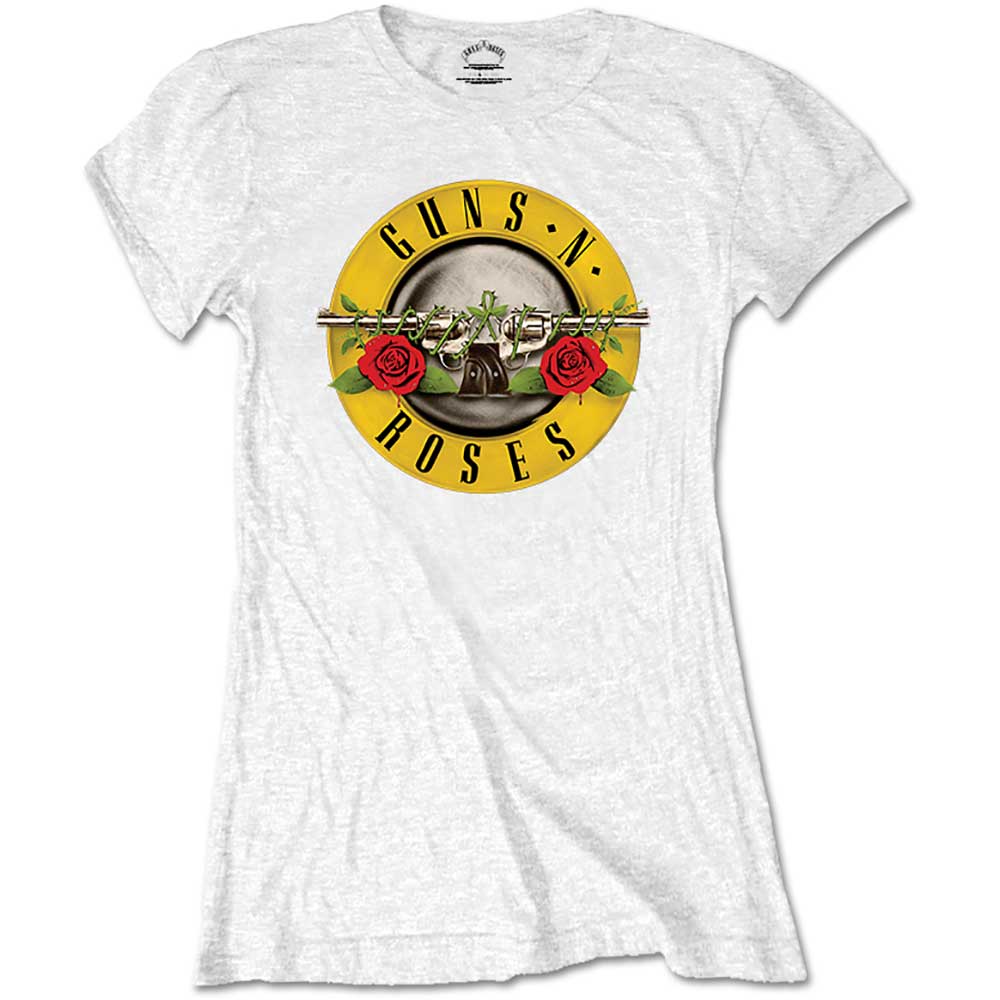 Guns N Roses - Classic Logo White