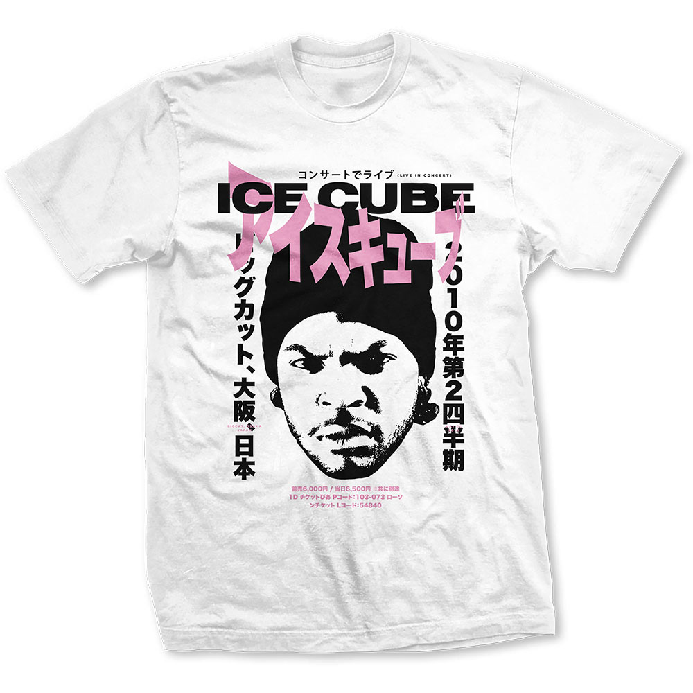 Ice Cube - Beanie Kanji (Back Print) (White)
