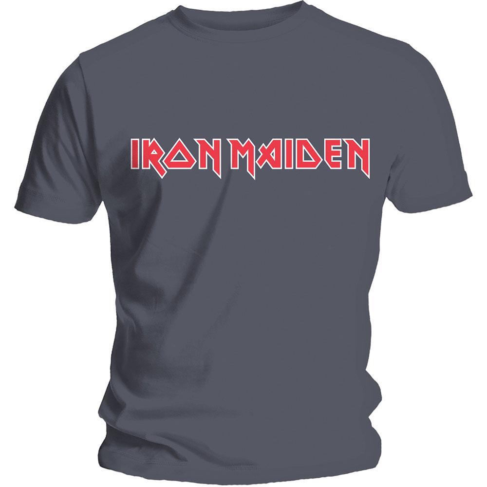Iron Maiden - Classic Logo (Charcoal)