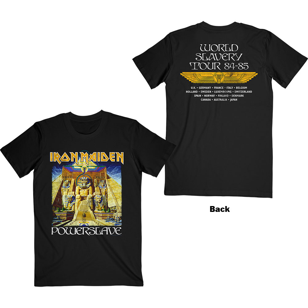 Iron Maiden - Powerslave World Slavery Tour (Back Print)