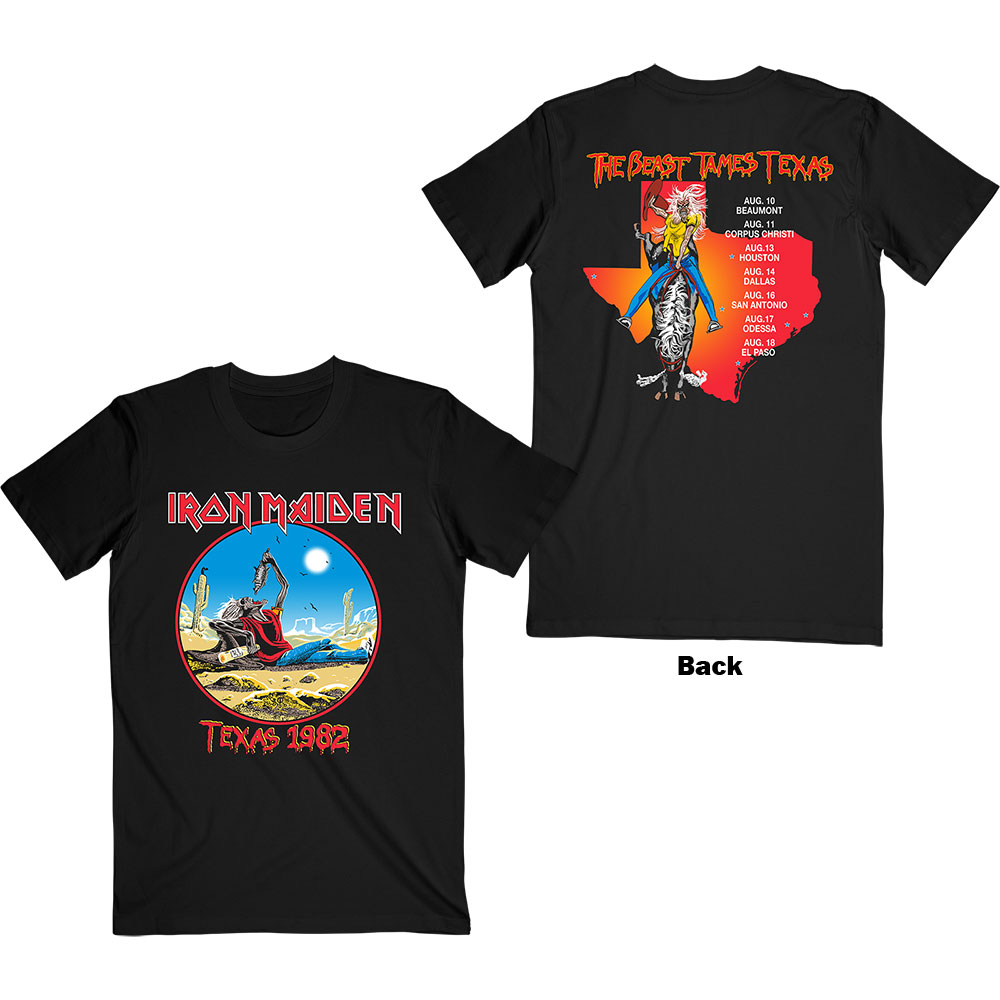 Iron Maiden - The Beast Tames Texas (Back Print)