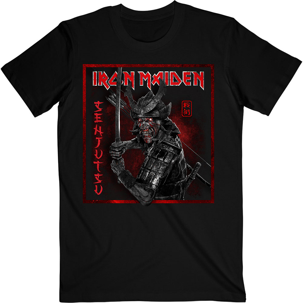 Iron Maiden - Senjutsu Cover Distressed Red