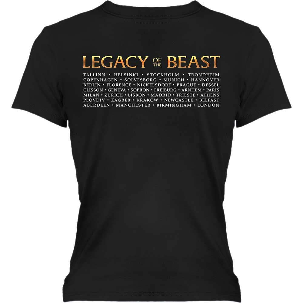 Iron Maiden - Legacy Of the Beast Tour (Back Print) (Ladies)