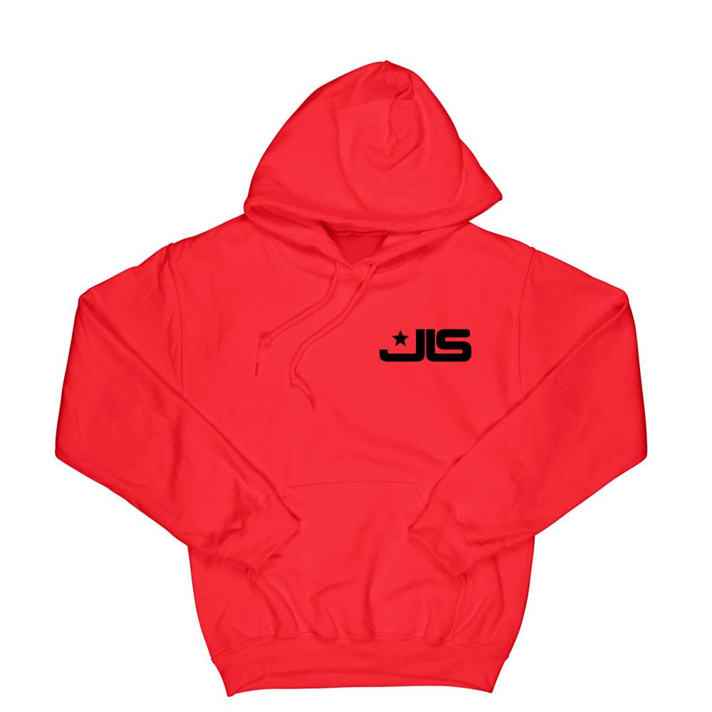 JLS - JLS red hoodie
