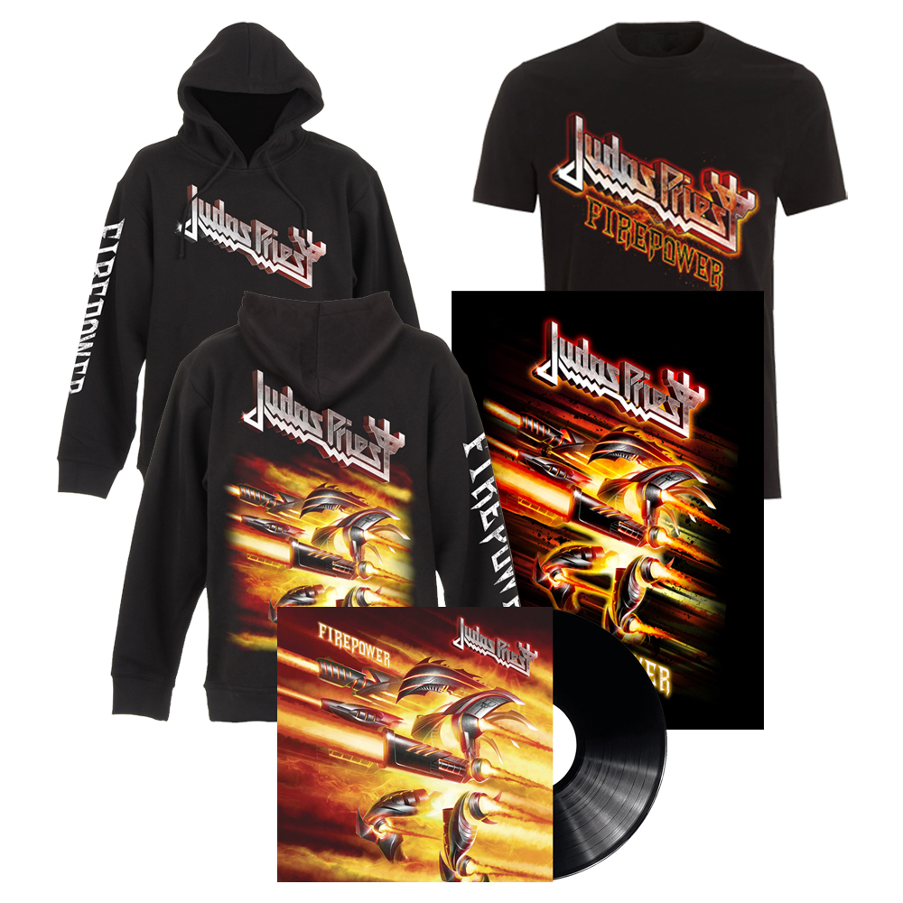 judas priest firepower tour shirt