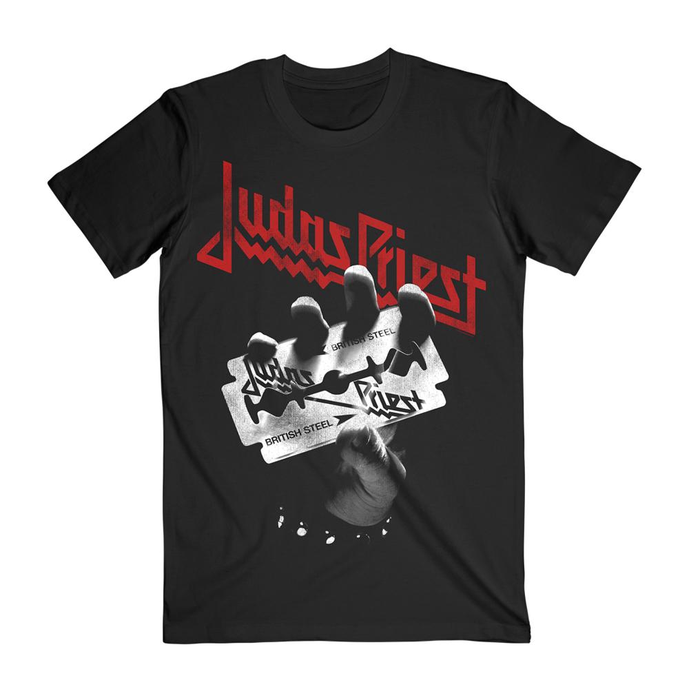 Judas Priest - British Steel Red Logo Tee