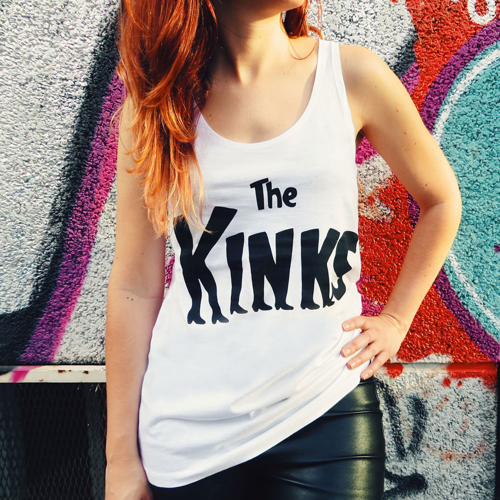 The Kinks - Kinky Boots (Womens Tunic Vest White)