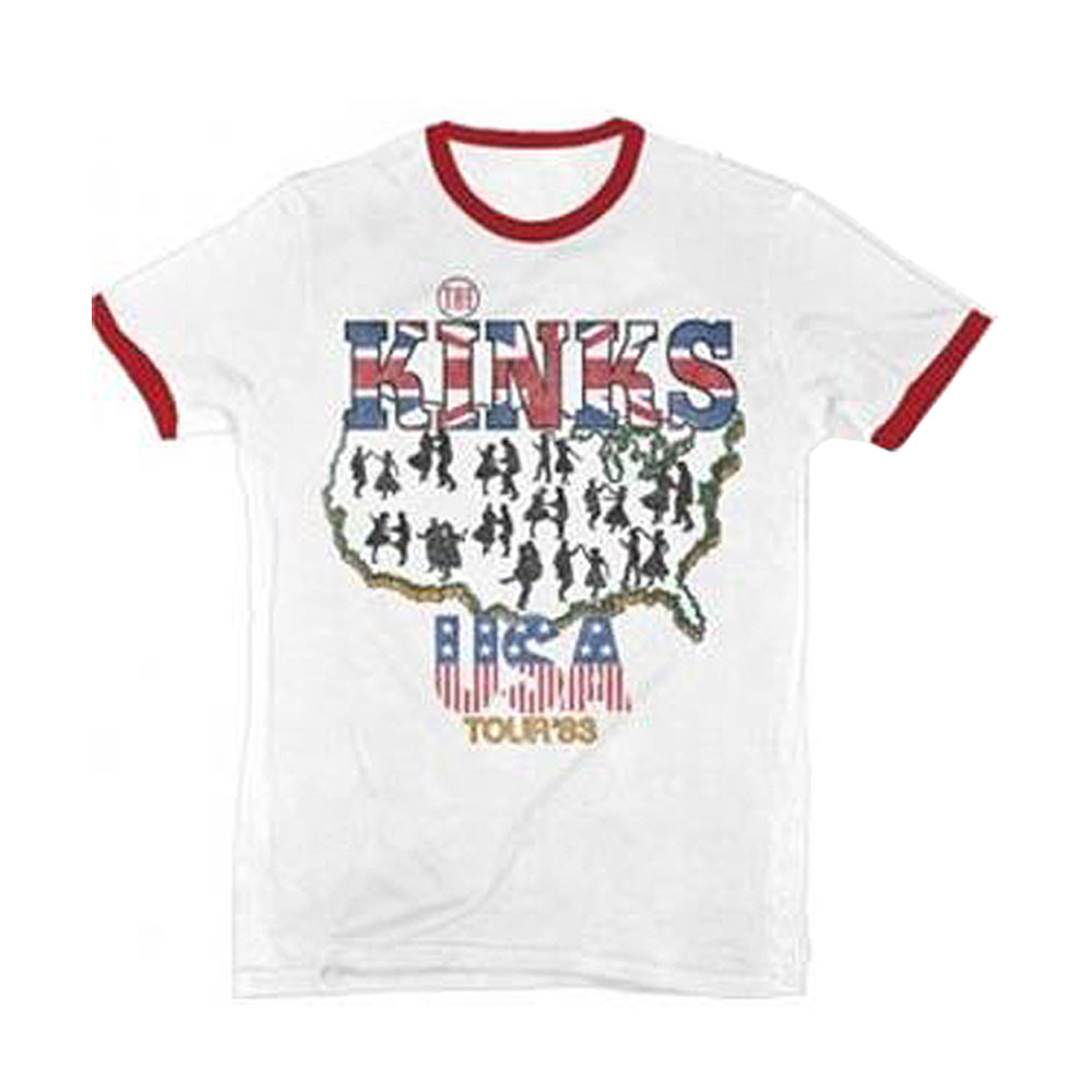 The Kinks Tour T Shirts The Kinks Tour T Shirts