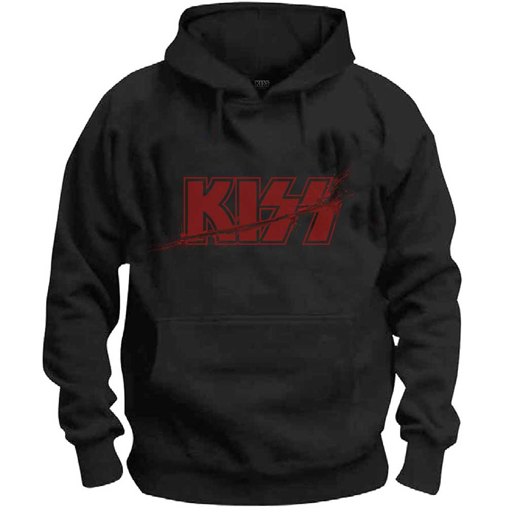 Kiss - Slashed Logo (Hoodie)