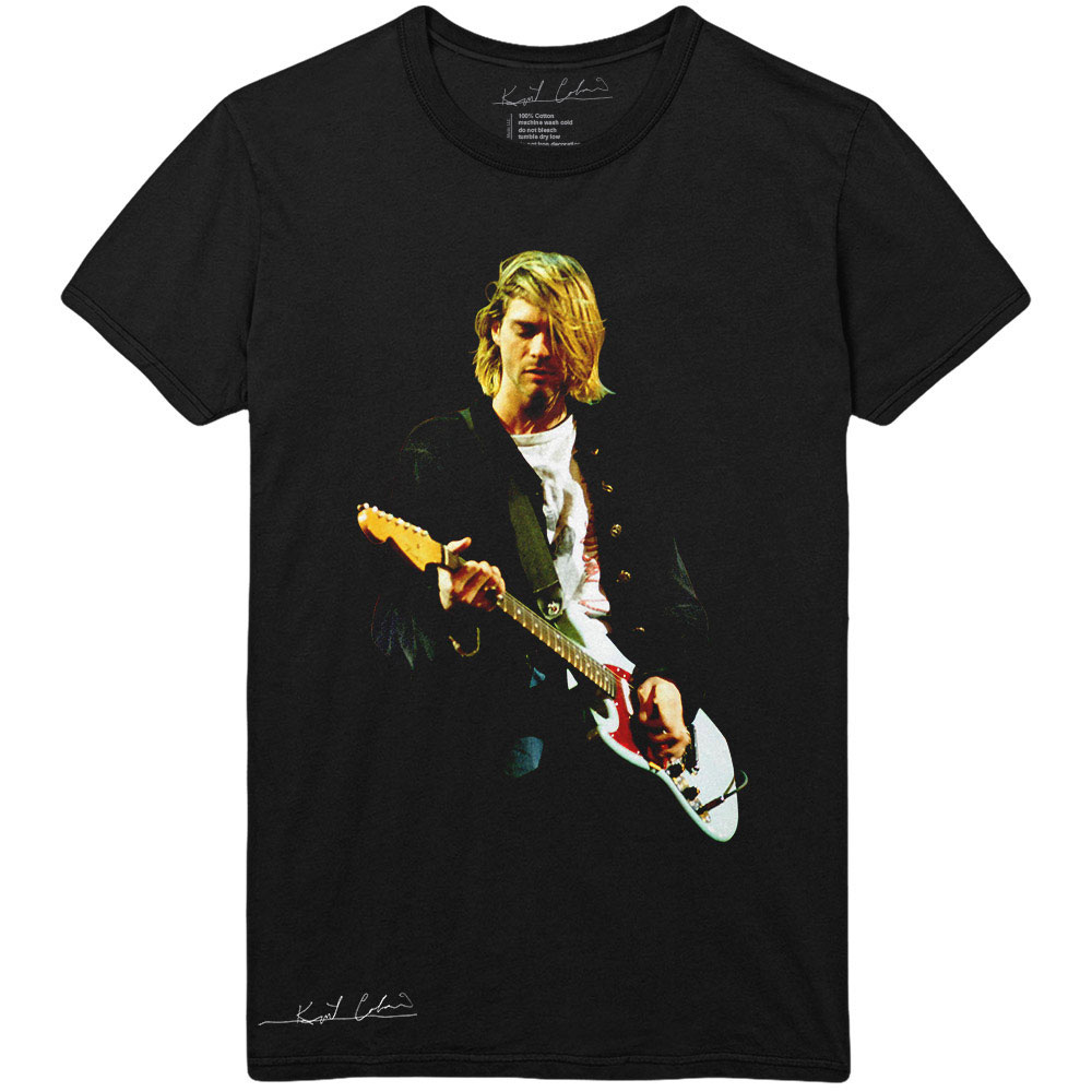 Kurt Cobain - Guitar Photo Colour
