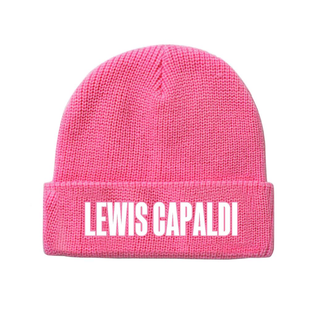 Lewis Capaldi - Pink Logo Beanie
