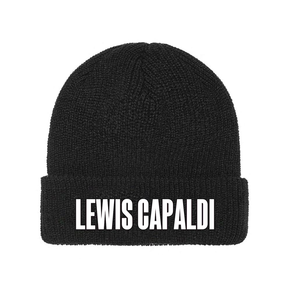 Lewis Capaldi - Black Logo Beanie