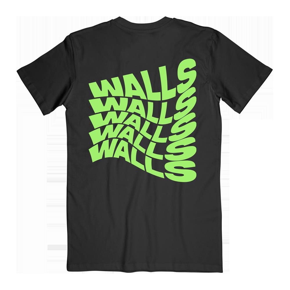 Louis Tomlinson - Smiley Walls Neon Green Logo Tee