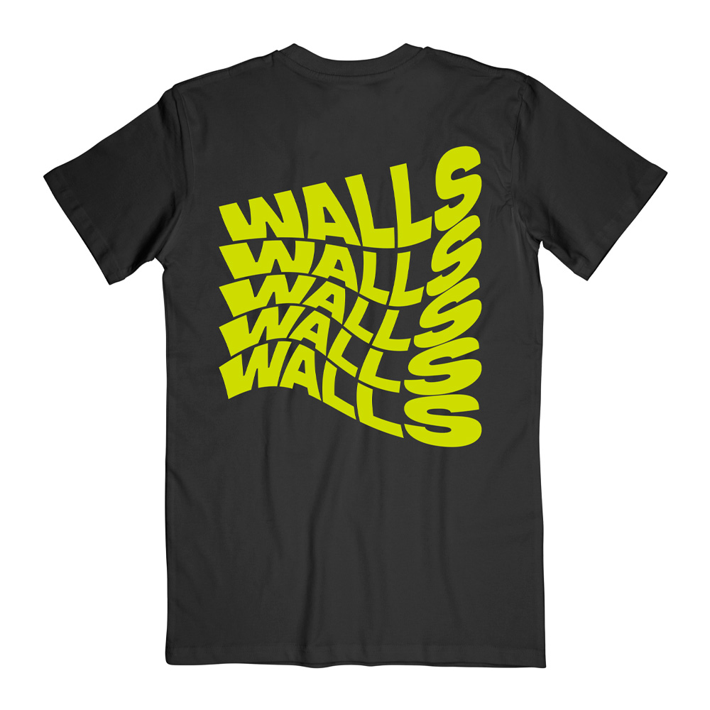 Louis Tomlinson - Smiley Walls Neon Yellow Logo Tee