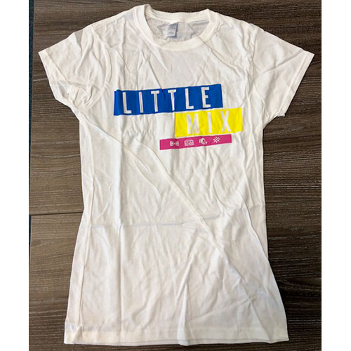 Little Mix - Logo Blue/Yellow/Pink (Ex Tour)