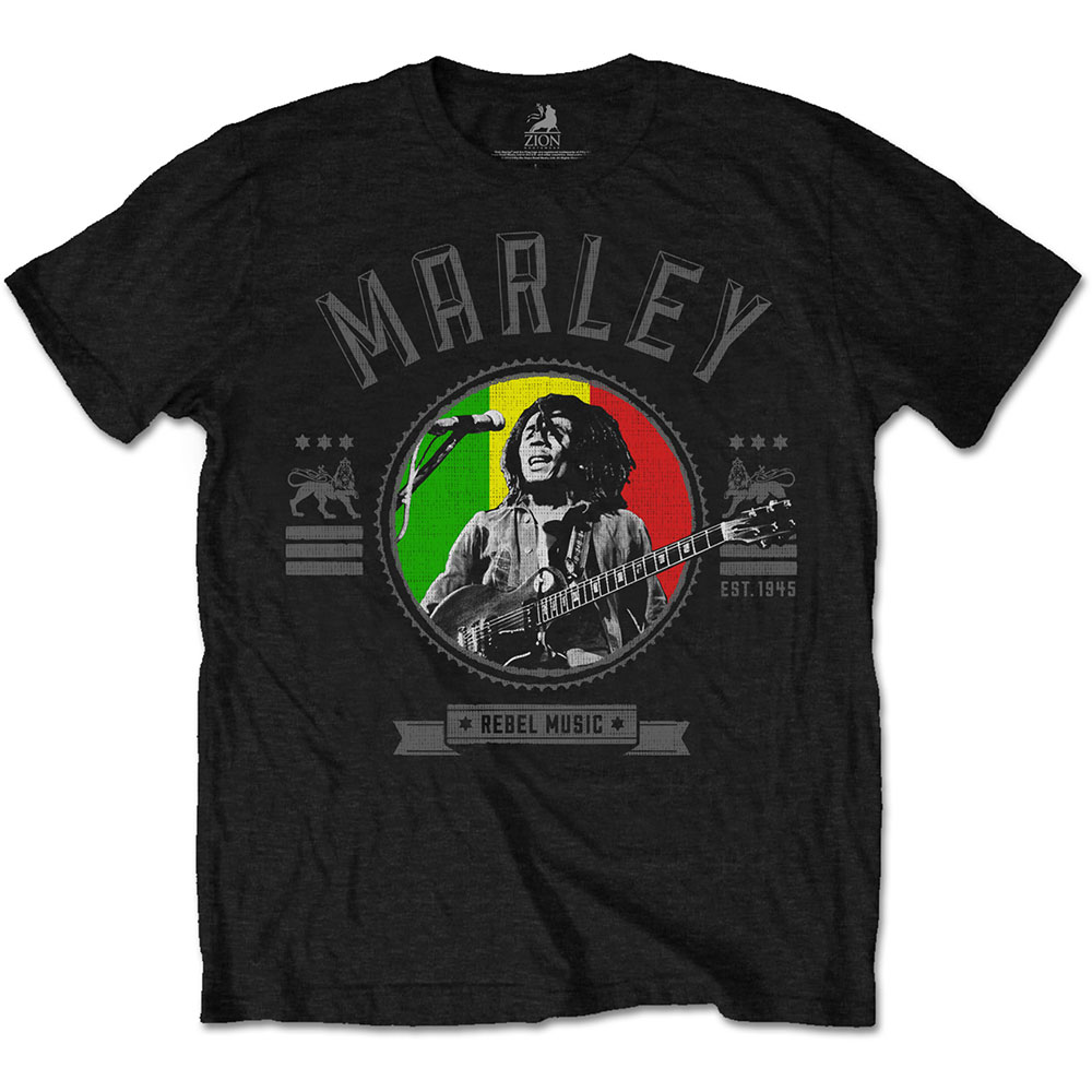 Bob Marley - Rebel Music Seal (Black)