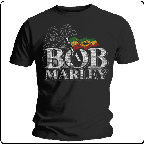 Bob Marley - Distressed Logo