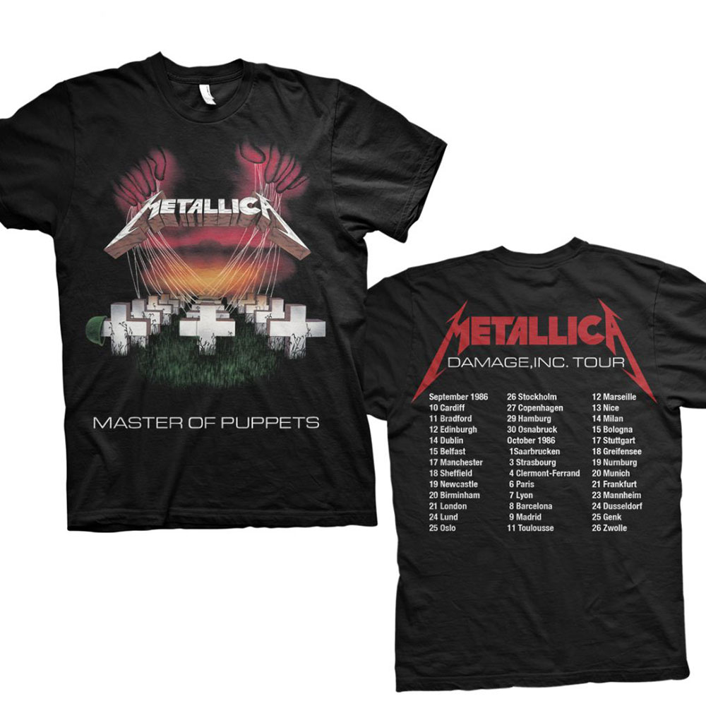 Metallica - Master of Puppets European Tour '86.