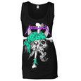 Fluo Pirate (Black Girls Vest) (Vest)