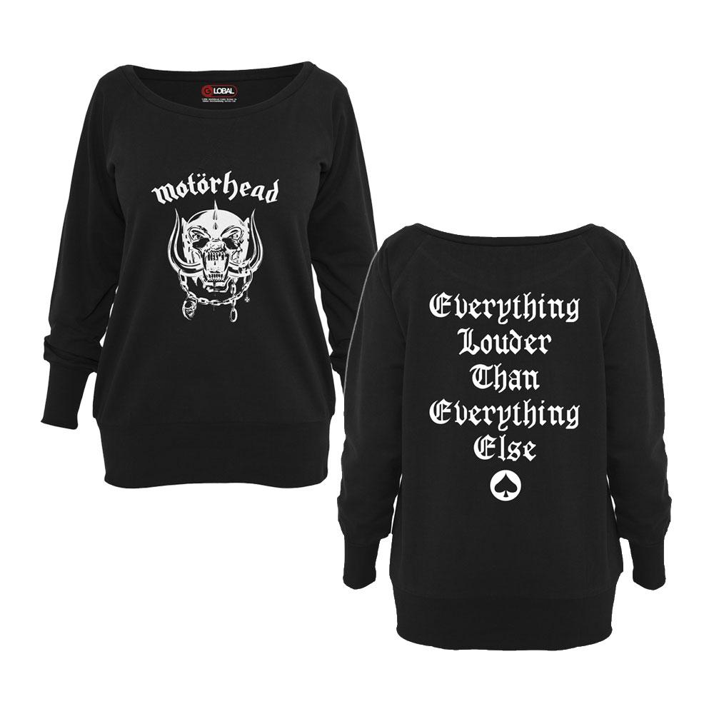 Motorhead - Everything Louder Women's Wideneck Sweatshirt