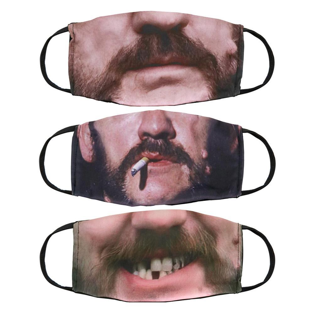 Motorhead - Faces of Lemmy Mask 3 pack