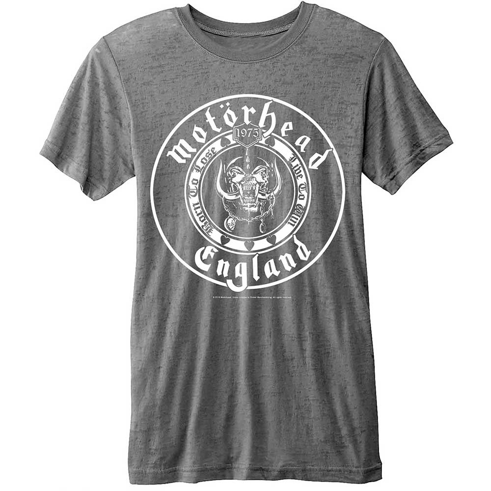 Motorhead - England Seal (Burn Out T-Shirt)