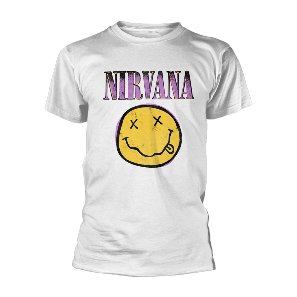 Nirvana - Xerox Smiley (White)