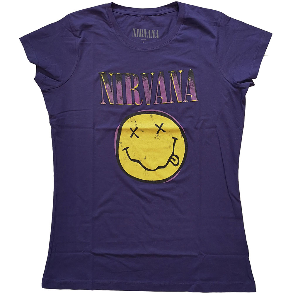 Nirvana - Xerox Smiley Pink (Purple)