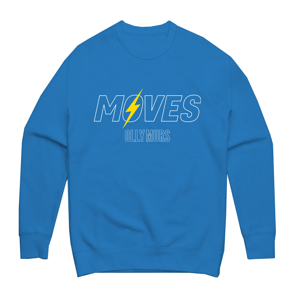 Olly Murs - Moves Logo Blue Sweatshirt