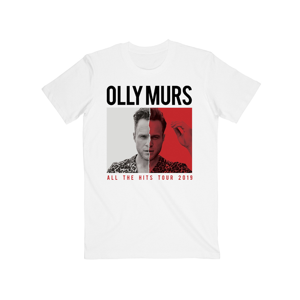 Olly Murs - All The Hits 2019  (Date Back White T-Shirt)