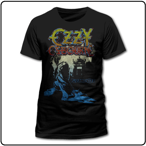 ozzy osbourne blizzard of oz colour - t-shirt