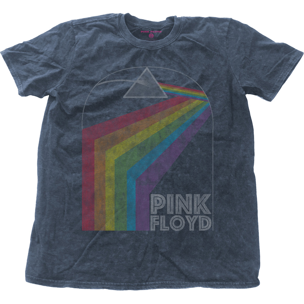 Pink Floyd - PINK FLOYD UNISEX T-SHIRT: PRISM ARCH (SNOW WASH)