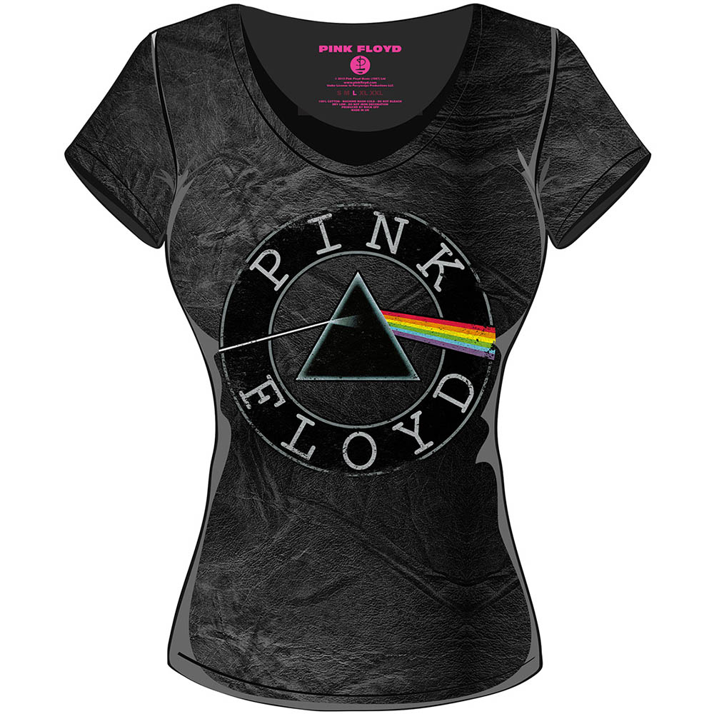 Pink Floyd - Vintage Circle Logo (Acid Wash)