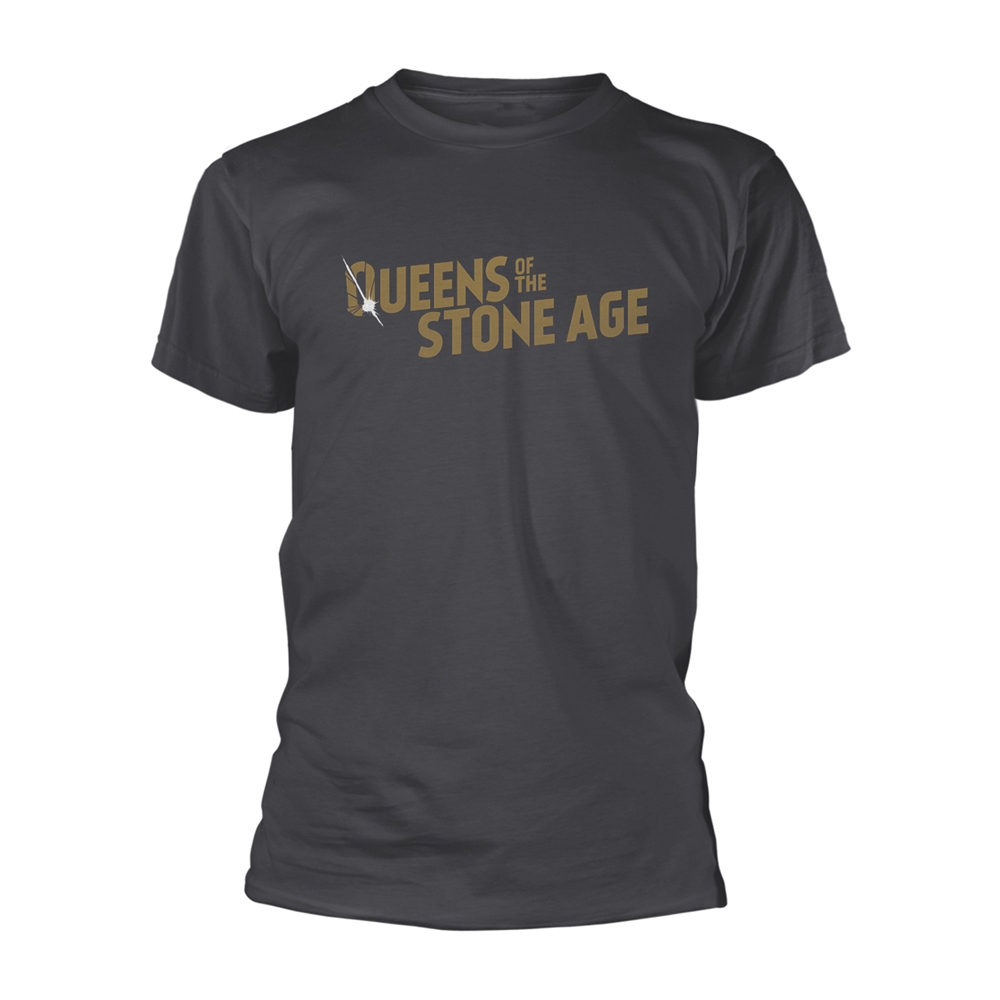 Queens Of The Stone Age - Text Logo (Metallic)