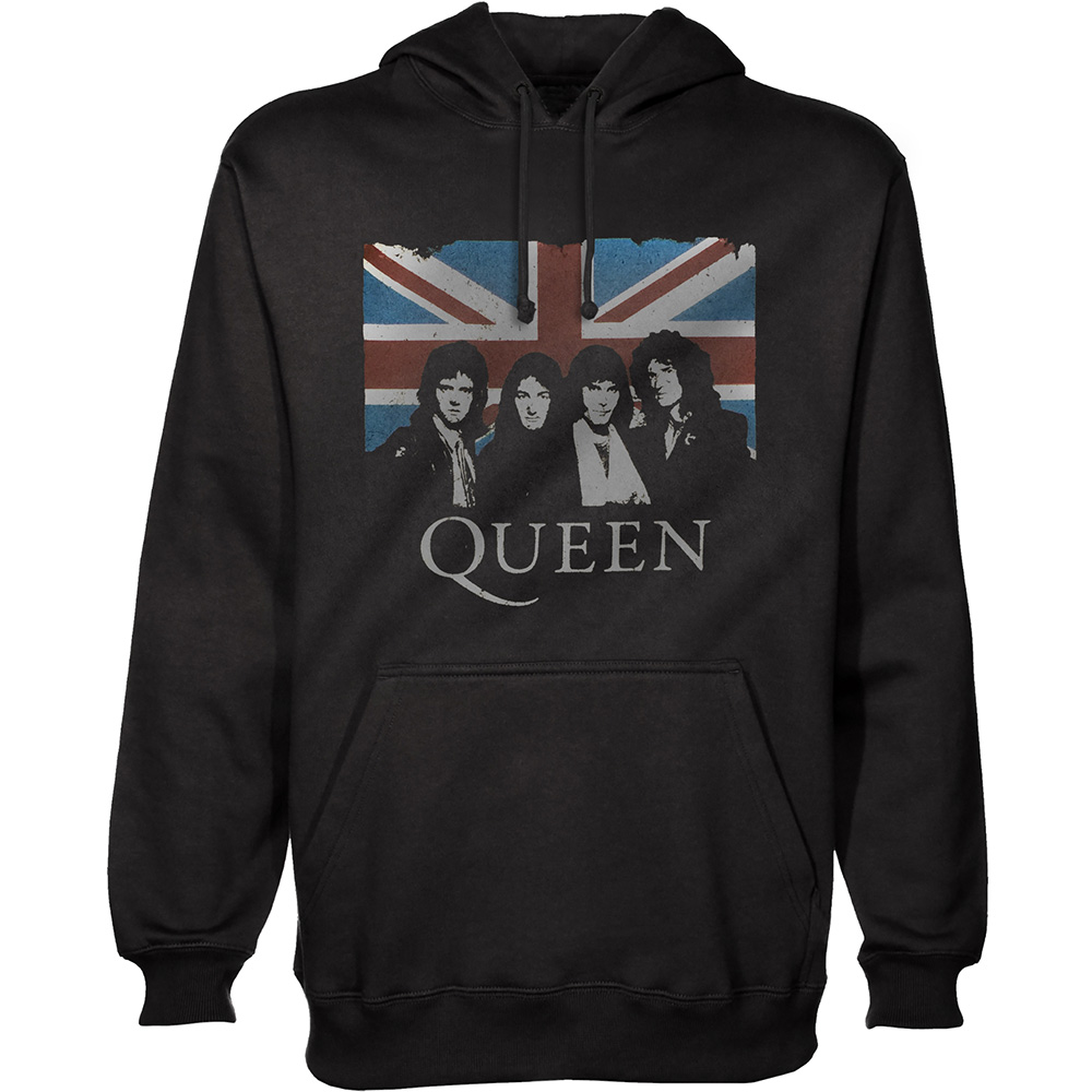 Queen - Vintage Union Jack (Hoodie)