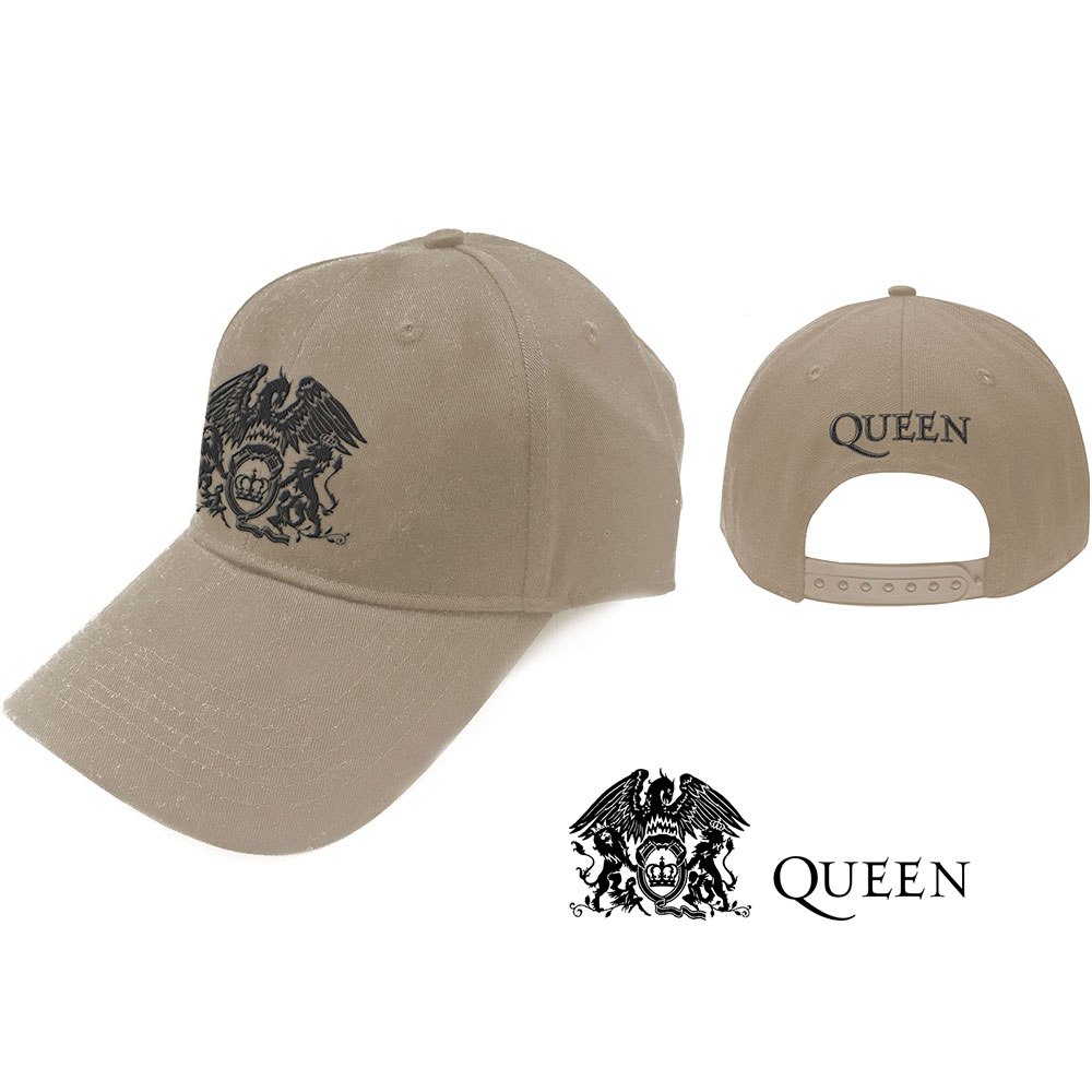 Queen - Black Classic Crest (Sand)