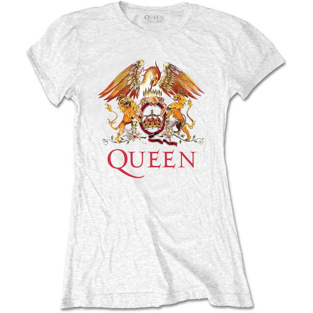 Queen - Classic Crest White