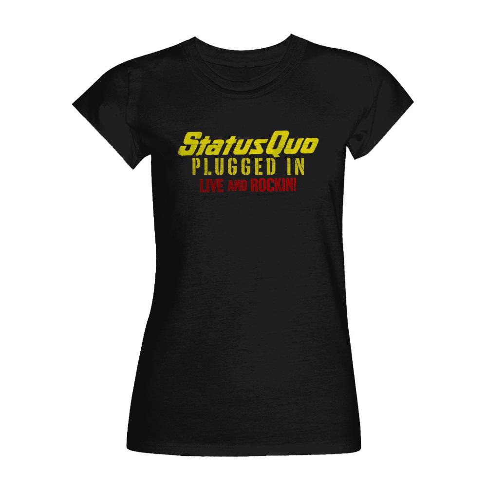 Status Quo - Plugged In Womens Tee