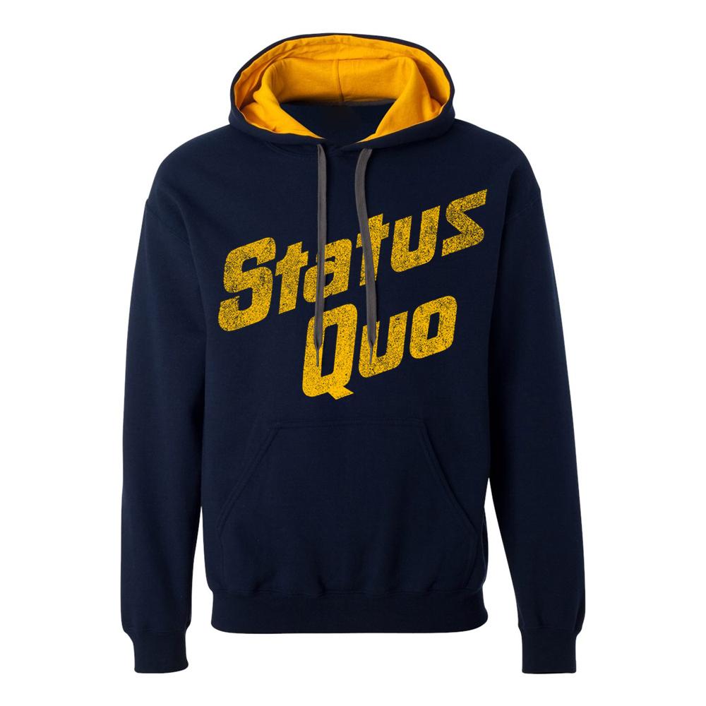 Status Quo - Status Quo Distressed Logo Hoodie