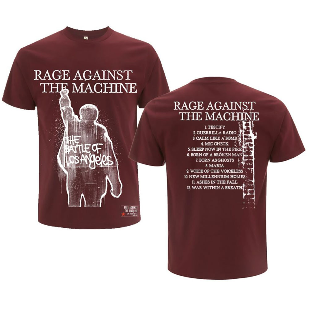 Rage Against The Machine - BOLA Album Cover (Maroon)
